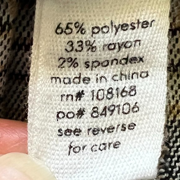 Full Tilt‎ Women's Plaid Pull On Trouser Jogger Pants Size Xlarge - Picture 9 of 10